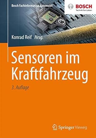 sensoren im kraftfahrzeug 1st edition konrad reif 3658112107, 978-3658112103