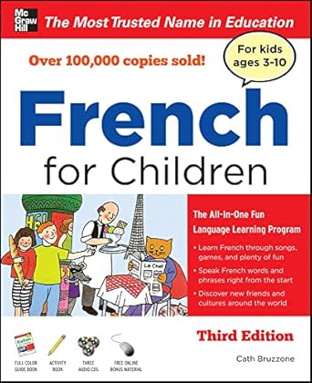 french for children with three audio cds 1st edition catherine bruzzone 0071744975, 978-0071744973
