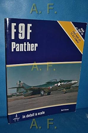 f9f panther in detail and scale 1st edition bert kinzey 0816850259, 978-0816850259
