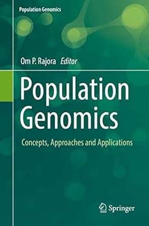 population genomics concepts approaches and applications 1st edition om p rajora 3030045870, 978-3030045876
