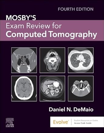 mosbys exam review for computed tomography 1st edition daniel n demaio med rt 0323871364, 978-0323871365