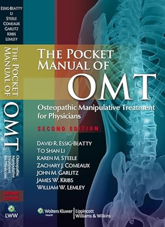 the pocket manual of omt osteopathic manipulative treatment for physicians 1st edition david r essig beatty