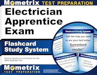 electrician apprentice exam flashcard study system practice questions and review for the ibew aptitude test