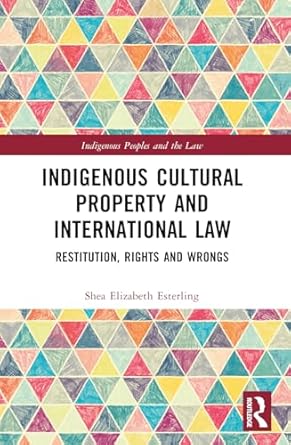 indigenous cultural property and international law restitution rights and wrongs 1st edition shea elizabeth
