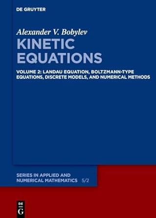 landau equation boltzmann type equations discrete models and numerical methods 1st edition alexander v