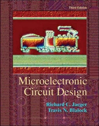microelectronic circuit design 1st edition travis blalock 007331658x, 978-0073316581