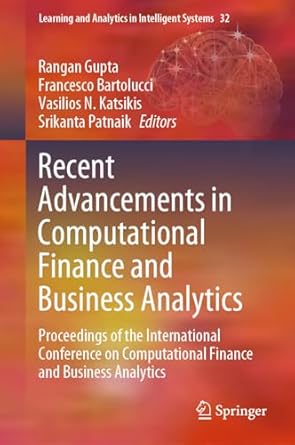 recent advancements in computational finance and business analytics proceedings of the international