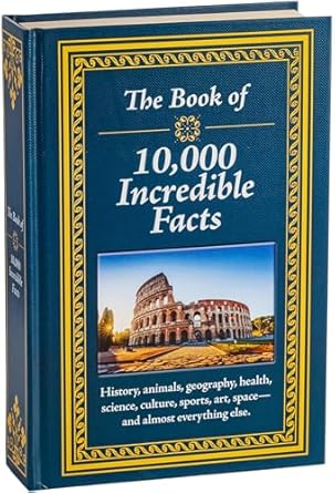 the book of 10 000 incredible facts 1st edition publications international ltd 1639384189, 978-1639384181