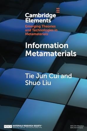 information metamaterials 1st edition tie jun cui 110895801x, 978-1108958011