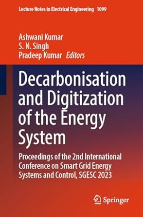 decarbonisation and digitization of the energy system proceedings of the 2nd international conference on