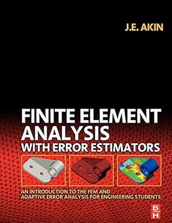 finite element analysis with error estimators an introduction to the fem and adaptive error analysis for
