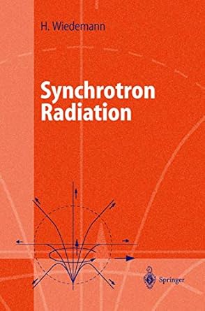 synchrotron radiation 1st edition helmut wiedemann 3540433929, 978-3540433927