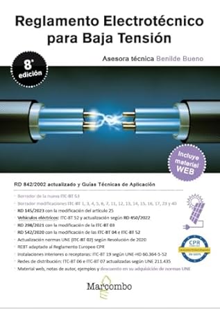 reglamento electrotecnico para baja tension 8 edicion rebt actualizado septiembre 2024 1st edition benilde