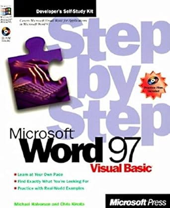 microsoft word 97 visual basic 1st edition michael halvorson ,chris kinata 1572313889, 978-1572313880