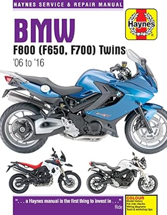 bmw f800 twins 06 to 16 1st edition editors of haynes manuals 0857339214, 978-0857339218