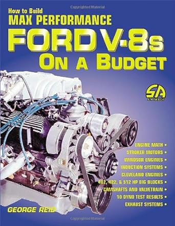 how to build max performance ford v 8s on a budget 1st edition george reid 1884089550, 978-1884089558