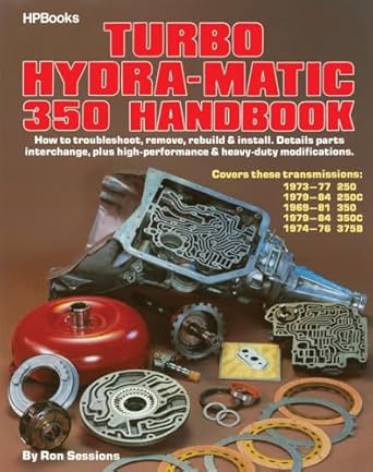 turbo hydra matic 350 handbook 1st edition ron sessions 0895860511, 978-0895860514
