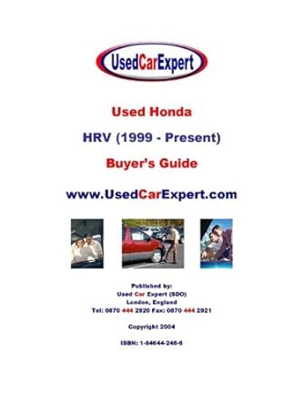 used honda hrv buyers guide 1999 present 1st edition  1846442486, 978-1846442483
