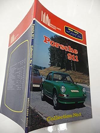 porsche 911 collection no 1 1965 1975 1st edition r m clarke 0907073123, 978-0907073123