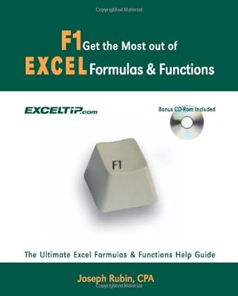 f1 get the most out of excel formulas and functions the ultimate excel formulas and functions help guide 1st
