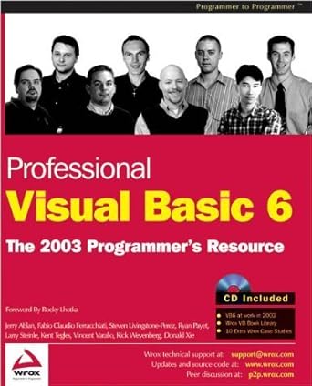 professional visual basic 6 the 2003 programmers resource 1st edition jerry ablan ,fabio claudio ferracchiati