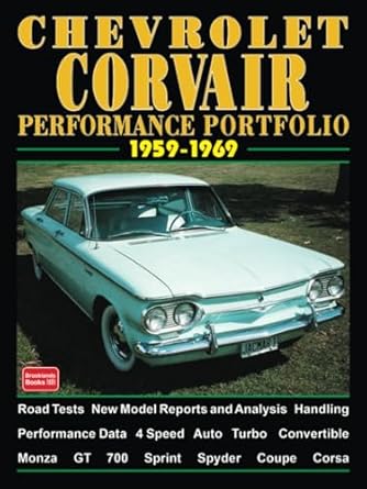 chevrolet corvair performance portfolio road test book 1st edition brooklands books ltd 1855204509,