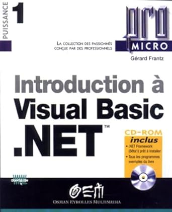 introduction a visual basic net 1st edition gerard frantz 2746403250, 978-2746403253