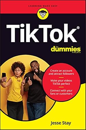 tiktok for dummies 1st edition jesse stay 1119803411, 978-1119803416
