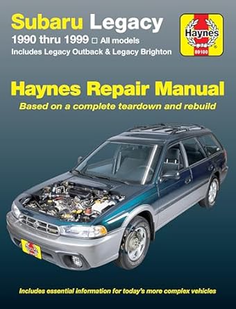 subaru legacy 90 thru 99 1st edition haynes 1563926466, 978-1563926464