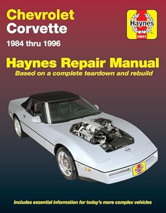 chevrolet corvette haynes repair manual 1st edition mike stubblefield ,john h haynes 1563922266,