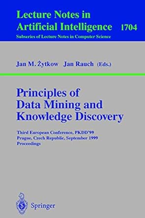 principles of data mining and knowledge discovery third european conference pkdd99 prague czech republic