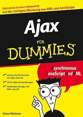 ajax fur dummies 1st edition steve holzner ,gerhard franken 3527702881, 978-3527702886