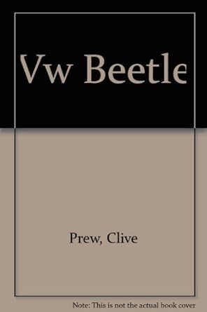 vw beetle 1st edition clive prew 0831791691, 978-0831791698