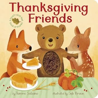 thanksgiving friends a touch and feel book of thanksgiving and friendship 1st edition tammi salzano ,seb