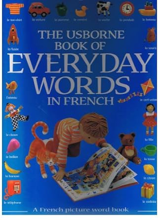 the usborne book of everyday words in french 1st edition jo litchfield 1580862764, 978-1580862769