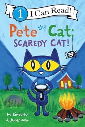 pete the cat scaredy cat a halloween book for kids 1st edition james dean ,kimberly dean 0063096145,