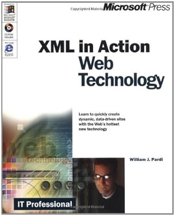 xml in action 1st edition william j pardi 0735605629, 978-0735605626