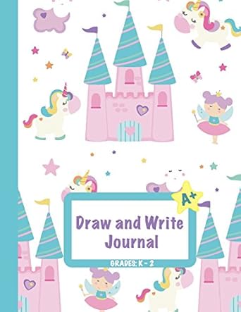 draw and write journal grades k 2 primary composition half page lined paper with drawing space learn to write
