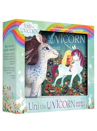 uni the unicorn book and toy set 1st edition amy krouse rosenthal ,brigette barrager 0593306228,