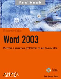 word 2003 1st edition ana martos rubio 8441516804, 978-8441516809