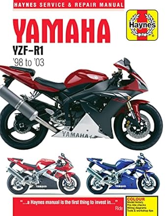 yamaha yzf r1 98 03 1st edition haynes publishing 1785213423, 978-1785213427