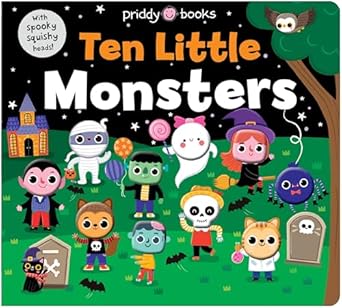 ten little monsters 1st edition priddy books ,natalia boileau 1684495210, 978-1684495214