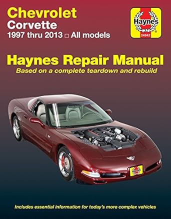 chevrolet corvette haynes repair manual 1st edition haynes publishing 1620922010, 978-1620922019