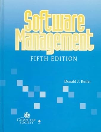 software management 1st edition donald j reifer 0818680016, 978-0818680014