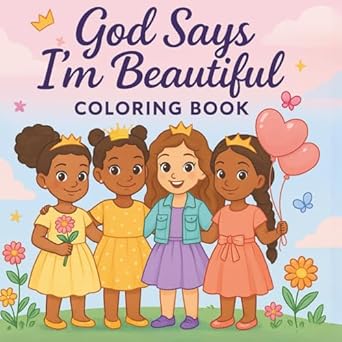 god says im beautiful coloring book 1st edition donasha washington 1968129057, 978-1968129057