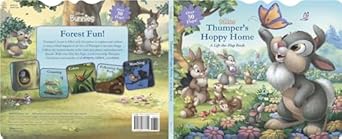 disney bunnies thumpers hoppy home a lift the flap board book 1st edition disney books 1484773713,