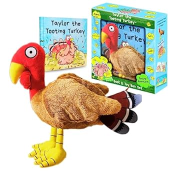 taylor the tooting turkey interactive farting toy book gift box set 1st edition humor heals us 1637315929,