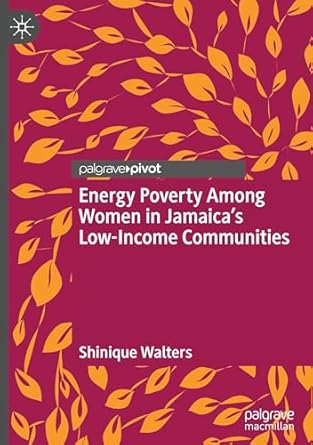 energy poverty among women in jamaicas low income communities 1st edition shinique walters 3031890787,