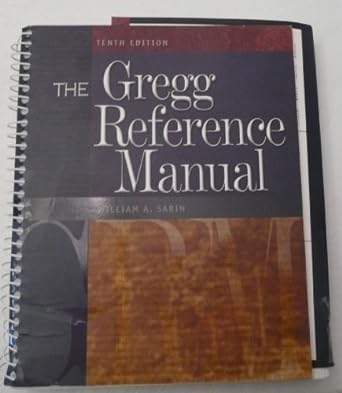 the gregg reference manual 1st edition william sabin 0072936533, 978-0072936537