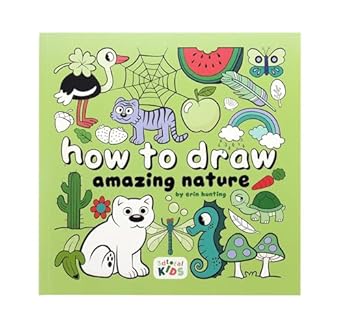 how to draw amazing nature by erin hunting 1st edition erin hunting 1912843765, 978-1912843763